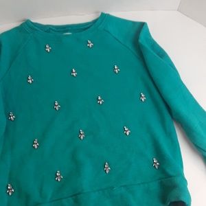 Crewcuts Rhinestone Embelished Sweater